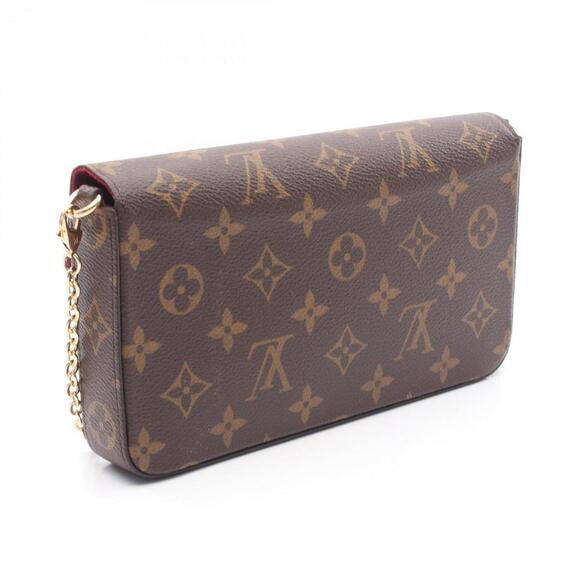 LOUIS VUITTON Brown Monogram Coated Canvas Shoulder Bag - Picture 3 of 8